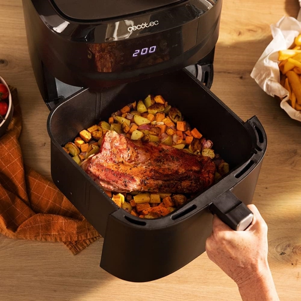 Cecotec 4994 Freidora de aire cecofry absolute 7600, 2000W, 7.6L, Air Fryer, Black