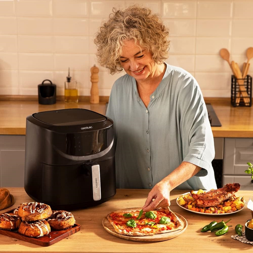 აეროგრილი Cecotec 4994 Freidora de aire cecofry absolute 7600, 2000W, 7.6L, Air Fryer, Black
