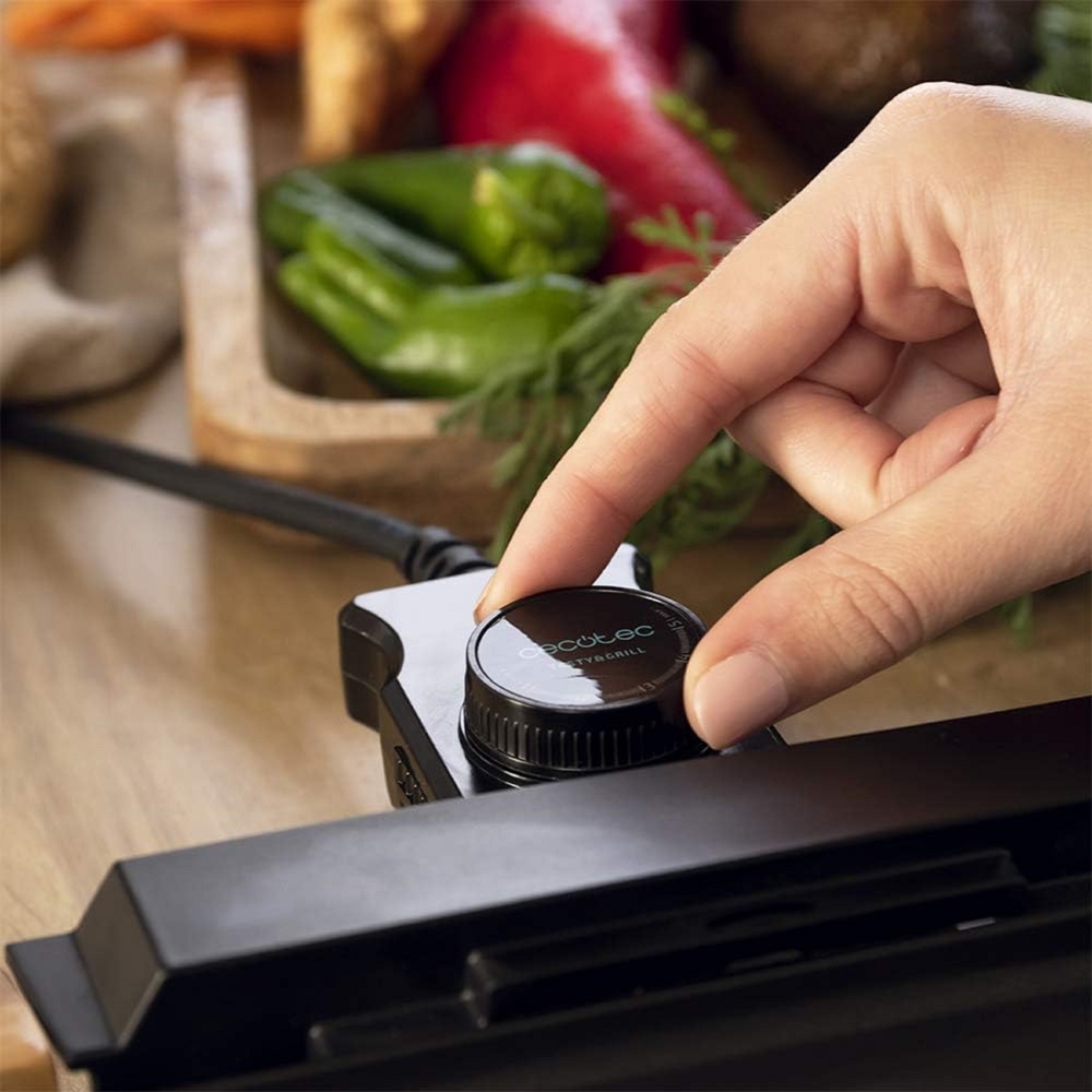 Cecotec 3058 Tasty&Grill 2000, 2000W, Grill, Black