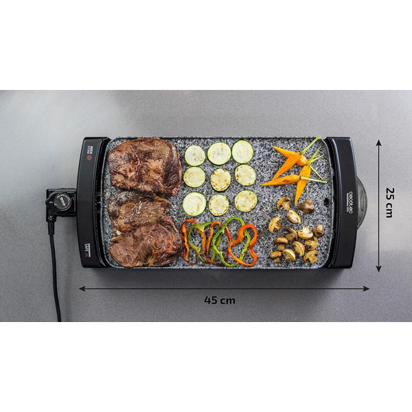 გრილი Cecotec 3053 Rock And Water 2500, 2150W, Grill, Black