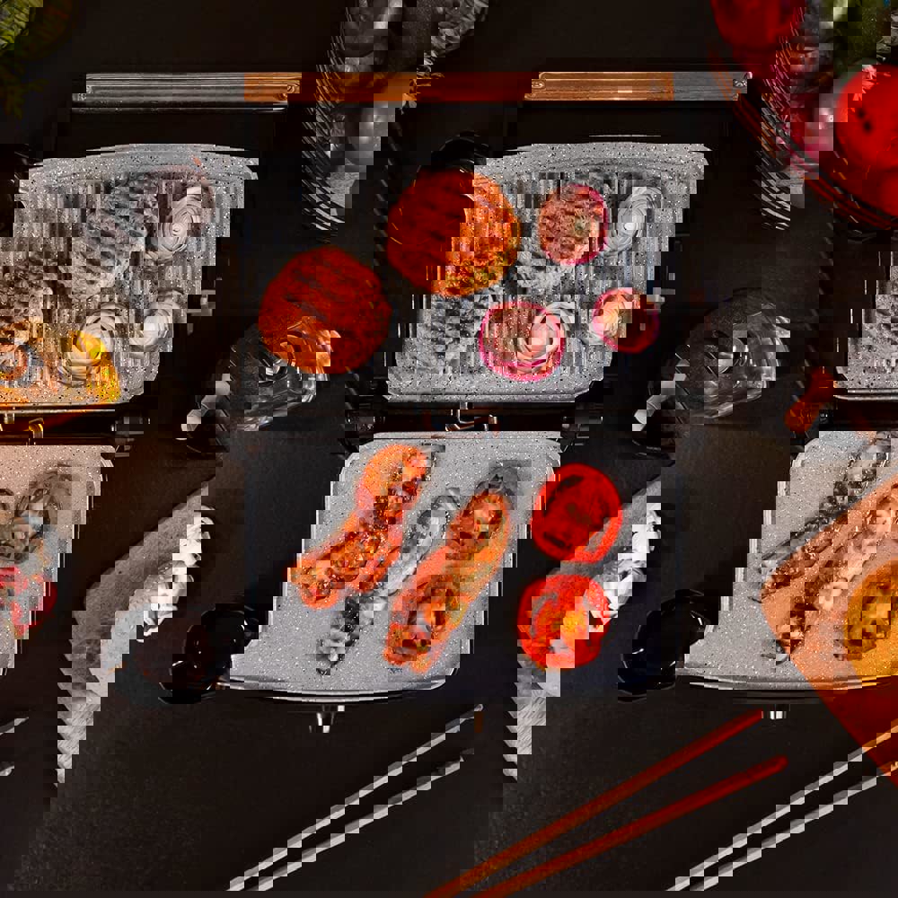 Cecotec 3194 Rock’Ngrill 1500, 1500W, Grill, Black/Silver