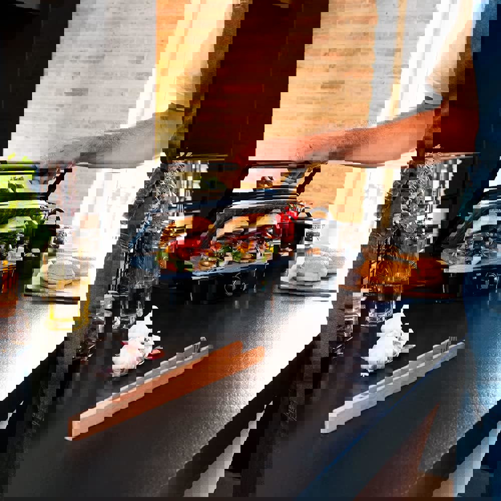 გრილი Cecotec 3194 Rock’Ngrill 1500, 1500W, Grill, Black/Silver