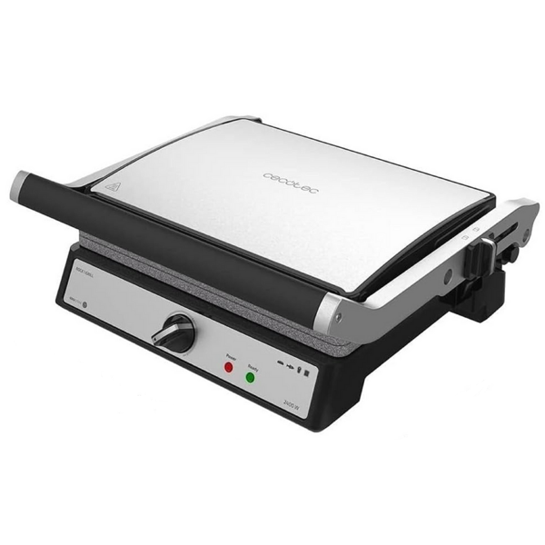 გრილი Cecotec 3066 Rock'Ngrill Multi 2400 Ultrarapid, 2400W, Grill, Black/Silver