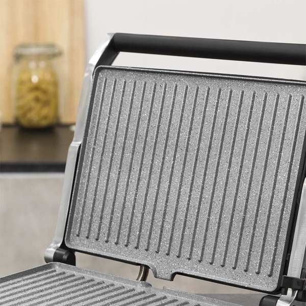 გრილი Cecotec 3066 Rock'Ngrill Multi 2400 Ultrarapid, 2400W, Grill, Black/Silver