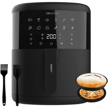 აეროგრილი Cecotec 4993 Cecofry Bombastik 6000 Full, 1700W, 6L, Air Fryer, Black