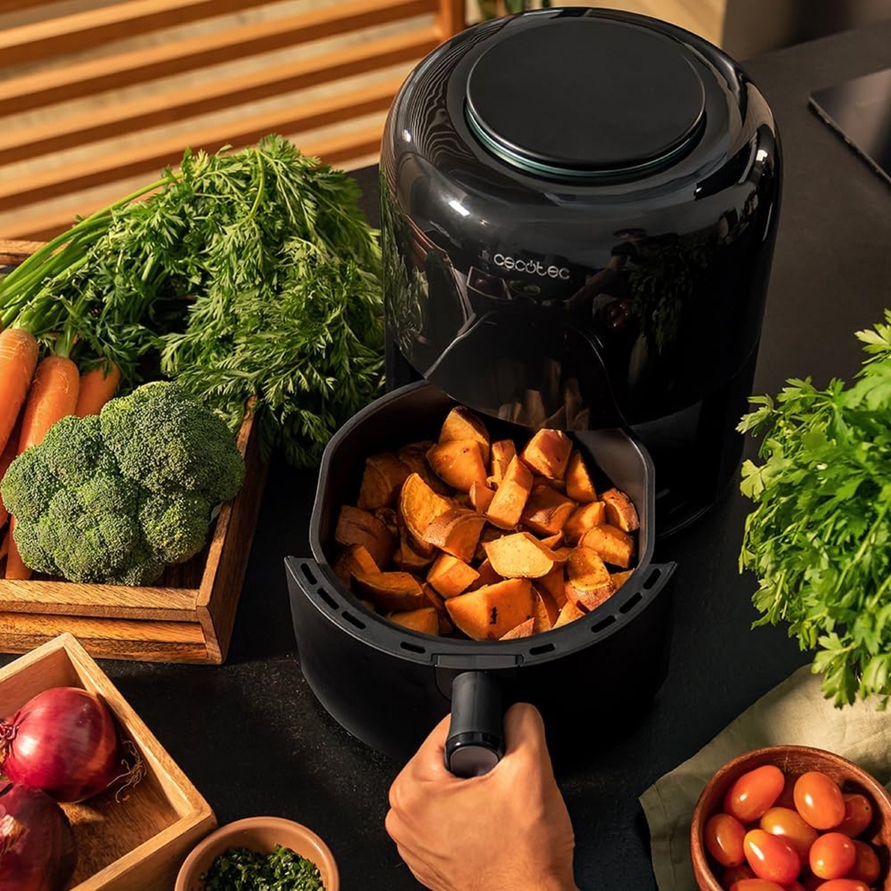 აეროგრილი Cecotec 4982 Cecofry Pixel 2500 Touch, 1200W, 2.5L, Air Fryer, Black