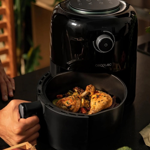 აეროგრილი Cecotec 4981 Cecofry Pixel 2500, 1200W, 2.5L, Air Fryer, Black