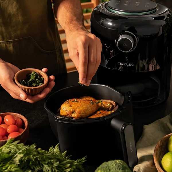 აეროგრილი Cecotec 4981 Cecofry Pixel 2500, 1200W, 2.5L, Air Fryer, Black