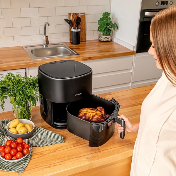 Cecotec 4972 Cecofry Fantastik 6500, 1700W, 6.5L, Air Fryer, Black