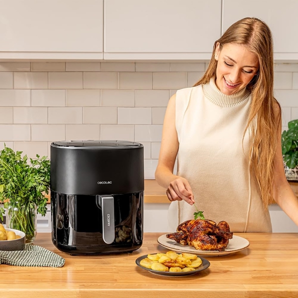 Cecotec 4972 Cecofry Fantastik 6500, 1700W, 6.5L, Air Fryer, Black