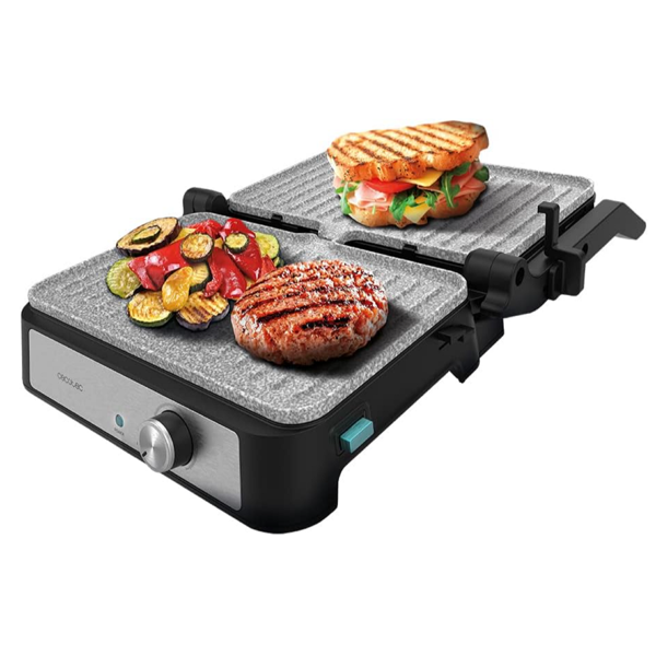 გრილი Cecotec 2994 Rock'N Grill 1500, 1500W, Grill, Black/Silver