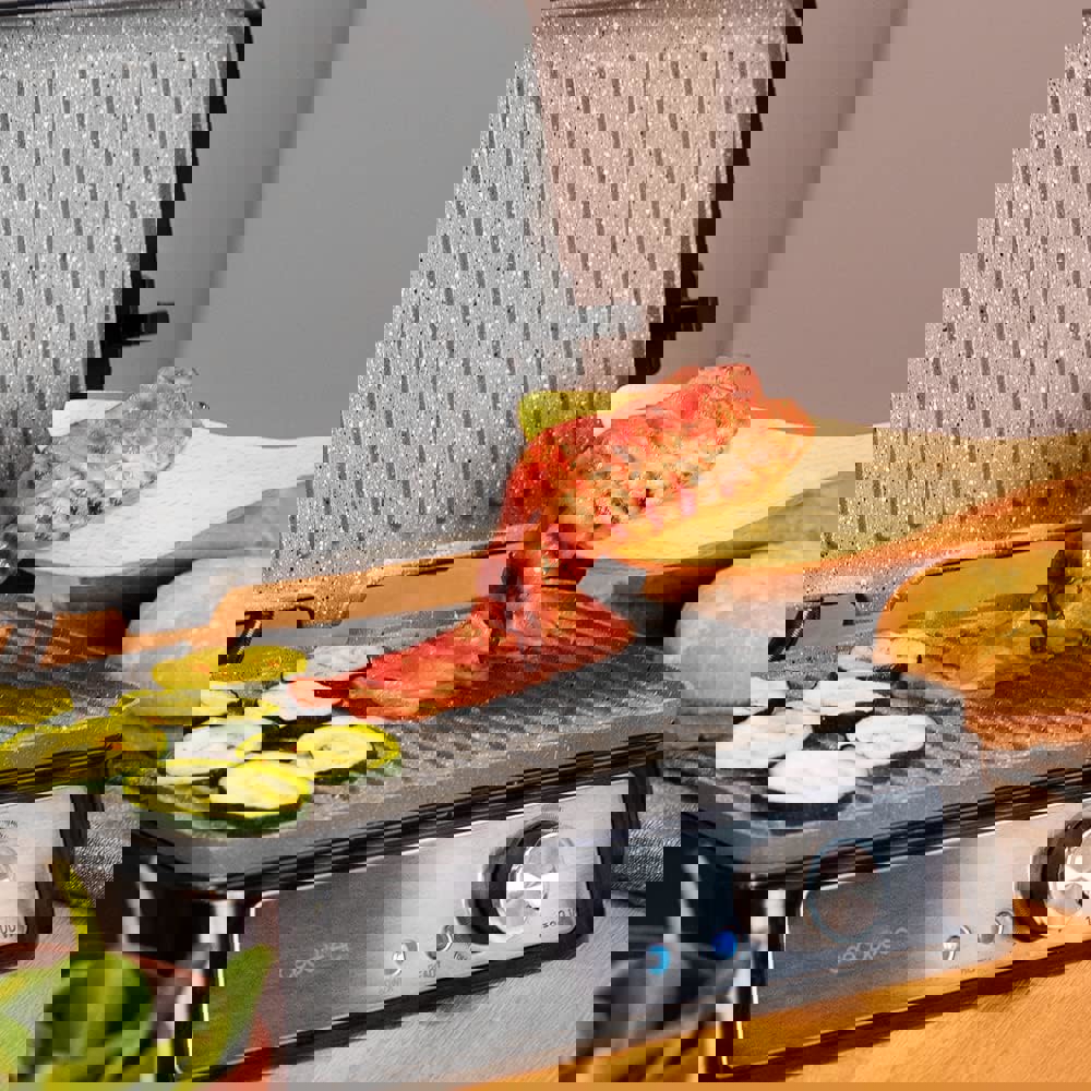 Cecotec 2994 Rock'N Grill 1500, 1500W, Grill, Black/Silver