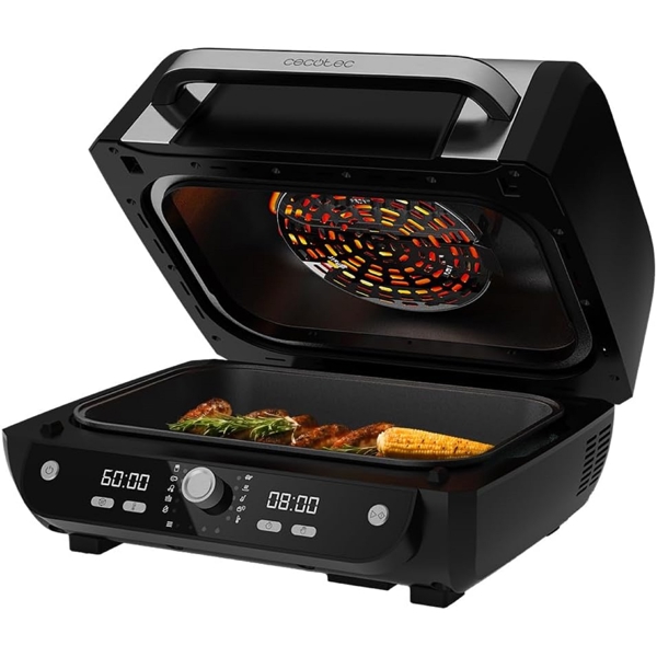 აეროგრილი Cecotec 4950 Cecofry FireDome 8000 Pro, 1700W, 8L, Air Fryer, Black/Grey