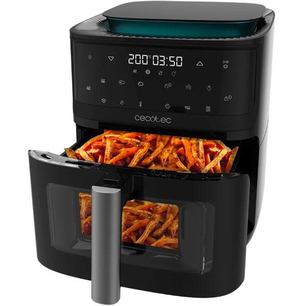 აეროგრილი Cecotec 4945 Cecofry Mist 7000, 1700W, 7L, Air Fryer, Black