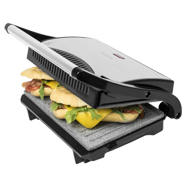 გრილი Cecotec 03022 Rock'N Grill, 700W, Grill, Black/Silver