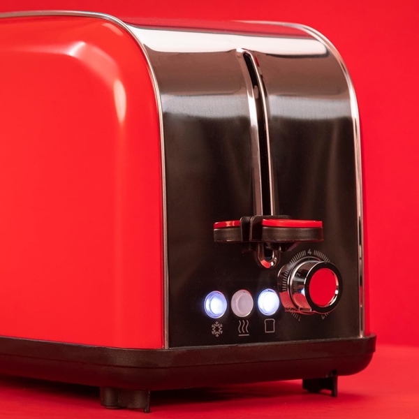 Cecotec 04815 Toastin' time 850, 850W, Toaster, Red