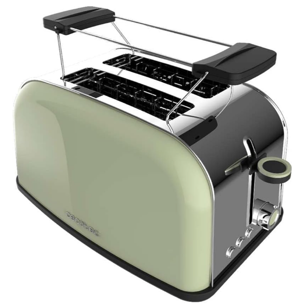 Cecotec 04812 Toastin' time 850, 850W, Toaster, Green