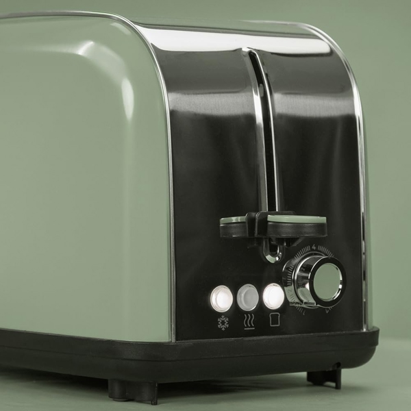 Cecotec 04812 Toastin' time 850, 850W, Toaster, Green