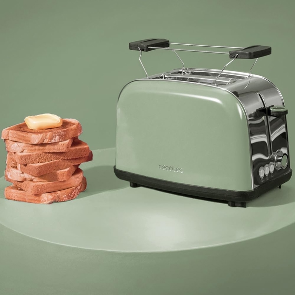 Cecotec 04812 Toastin' time 850, 850W, Toaster, Green