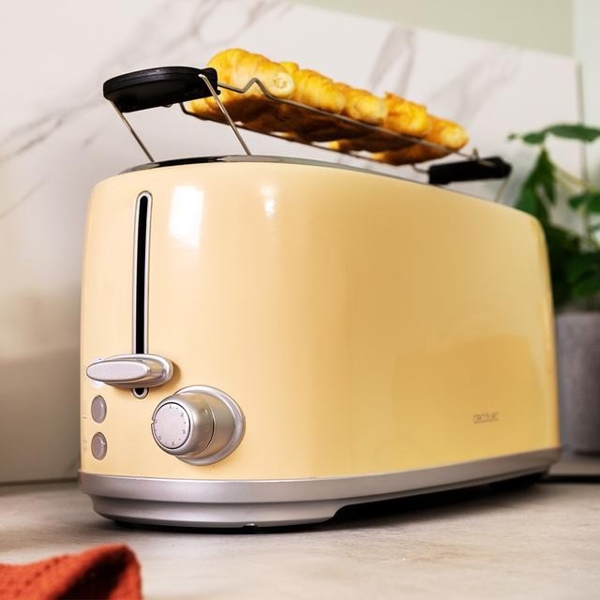 Cecotec 03233 Toast and Taste 1600, 1630W, Toaster, Beige