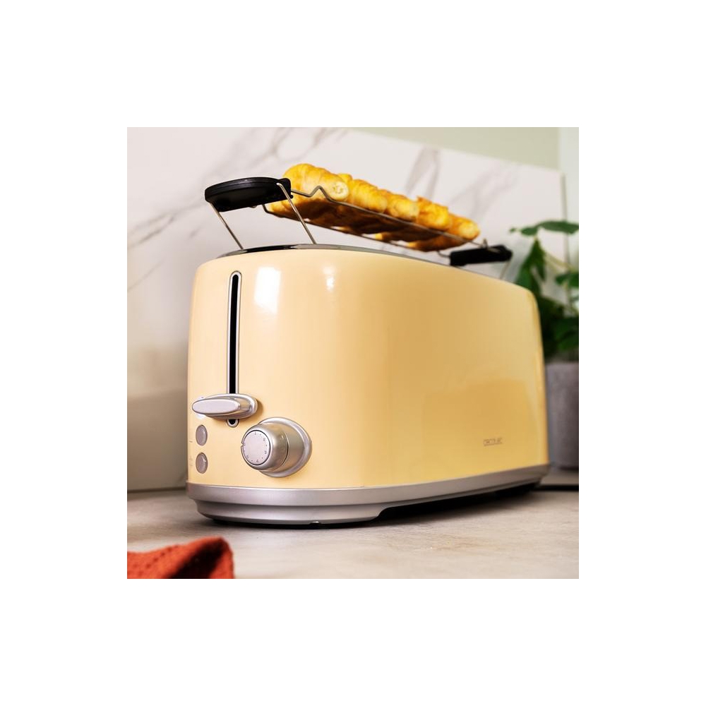 ტოსტერი Cecotec 03233 Toast and Taste 1600, 1630W, Toaster, Beige