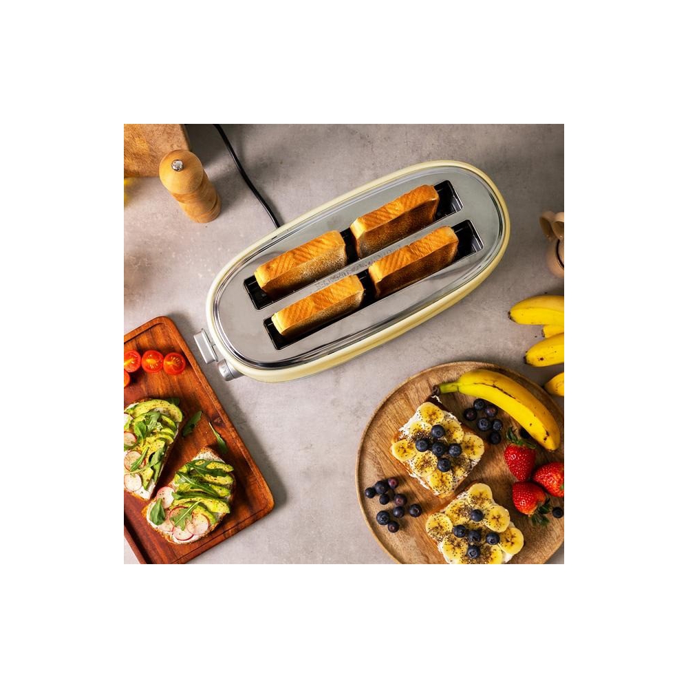 ტოსტერი Cecotec 03233 Toast and Taste 1600, 1630W, Toaster, Beige