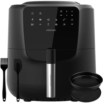 აეროგრილი Cecotek 3305 Cecofry Rain Pack, 1550W, 5.5L, Air Fryer, Black