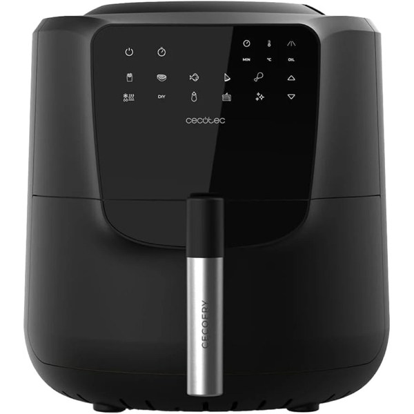 აეროგრილი Cecotek 3300 Freidora de aire Cecofry Rain, 1550W, 5.5L, Air Fryer, Black