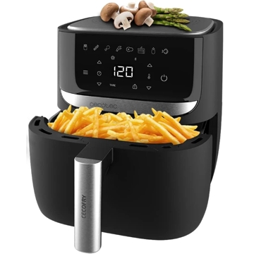 აეროგრილი Cecotek 3214 Cecofry Advance Precision, 1700W, 5.5L, Air Fryer, Black