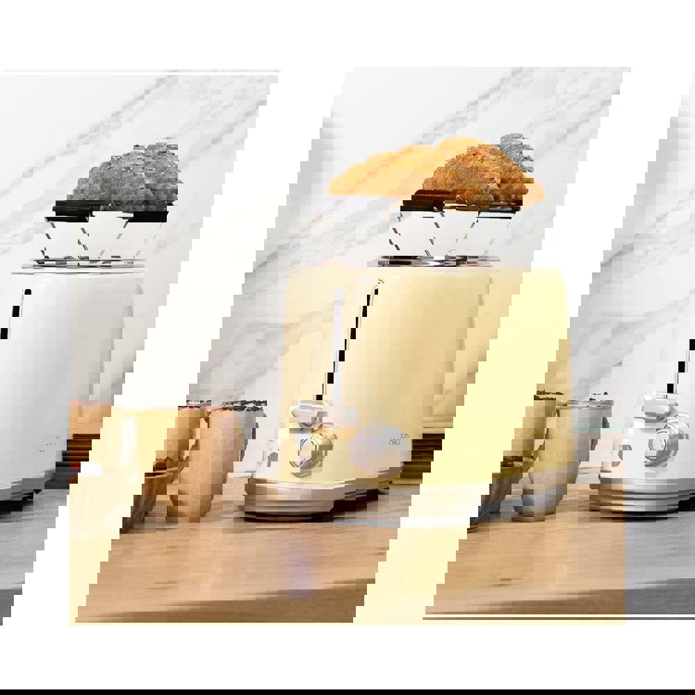 ტოსტერი Cecotec 03232 Toast and Taste 1000, 980W, Toaster, Beige