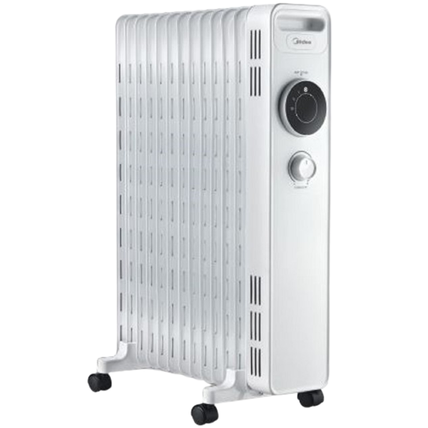 ზეთის რადიატორი Midea NY2513-22M, 2500W, Oil Radiator, White