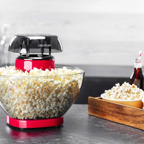 პოპკორნის აპარატი Cecotec 3262 Fun&Taste, 1200W, Popcorn Machine, Red/Black