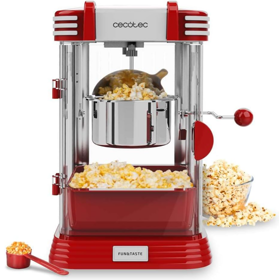 პოპკორნის აპარატი Cecotec 3263 FunTaste Classic, 300 W, Popcorn Machine, Red