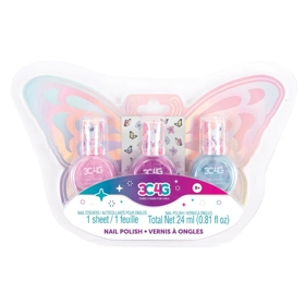 ფრჩხილების ლაქის ნაკრები Make It Real 10043MR 3C4G, Butterfly Nail Polish