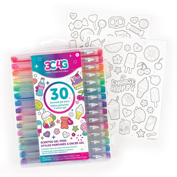 კალმების ნაკრები Make It Real 12057MR 3C4G, Scented Gel Pens