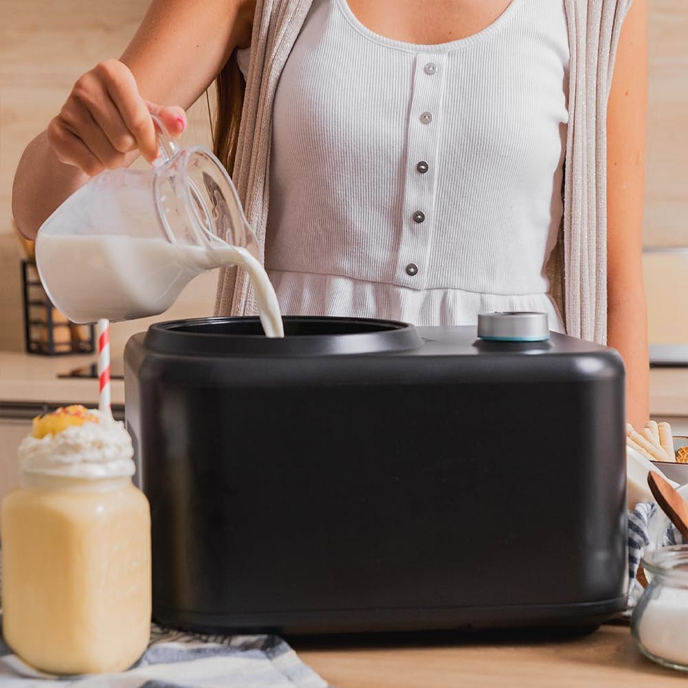 ნაყინის აპარატი Cecotec 8049 Gelacy 800, 100W, 0.8L, Ice Cream Maker, Black