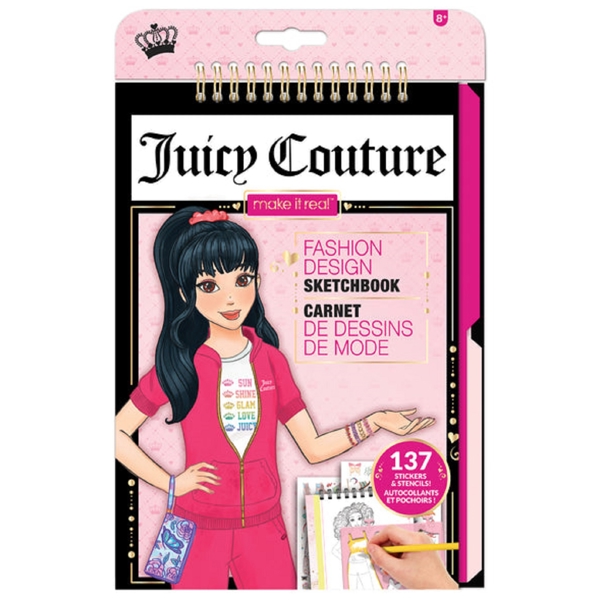 Fashion Design Sketchbook Make It Real 4426MR, Juicy Couture