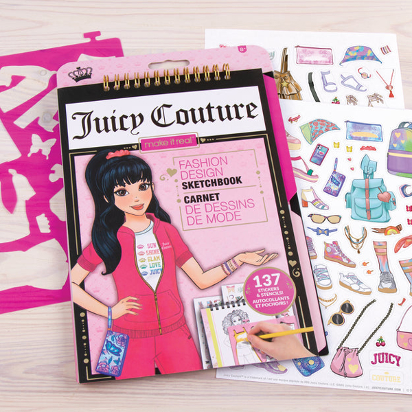 Fashion Design Sketchbook Make It Real 4426MR, Juicy Couture