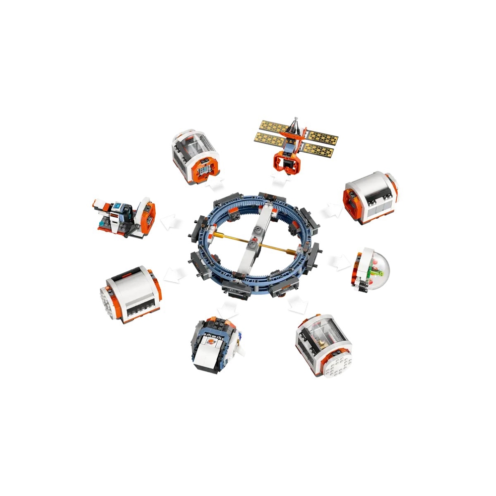 Prefabricated Construction Lego 60433, Modular Space Station