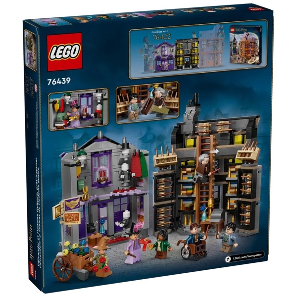 Prefabricated Construction Lego 76439, Harry Potter Ollivanders & Madam Malkin's Robes