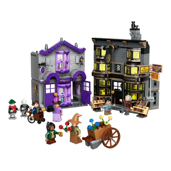 Prefabricated Construction Lego 76439, Harry Potter Ollivanders & Madam Malkin's Robes