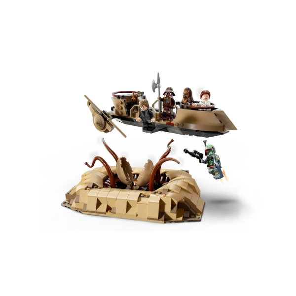 ასაწყობი კონსტრუქცია Lego 75396, Star Wars Desert Skiff & Sarlacc Pit