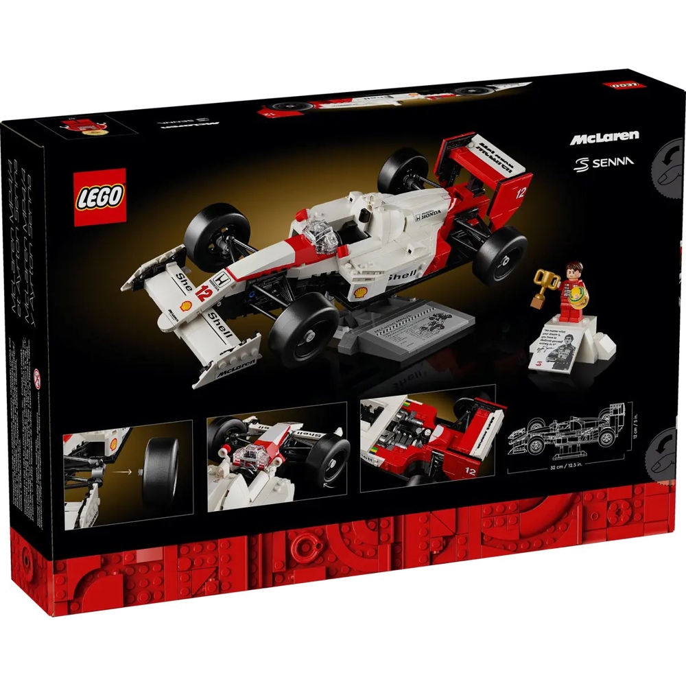 ასაწყობი კონსტრუქცია Lego 10330, McLaren MP4/4 & Ayrton Senna