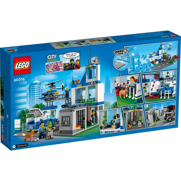 ასაწყობი კონსტრუქცია Lego 60316, Police Station