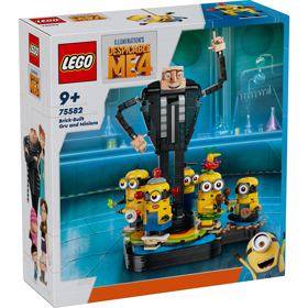 ასაწყობი კონსტრუქცია Lego 75582, Brick-Built Gru and Minions