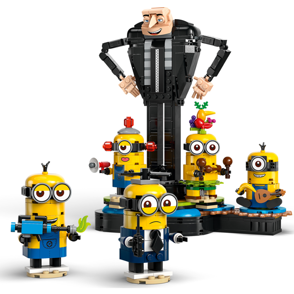 ასაწყობი კონსტრუქცია Lego 75582, Brick-Built Gru and Minions