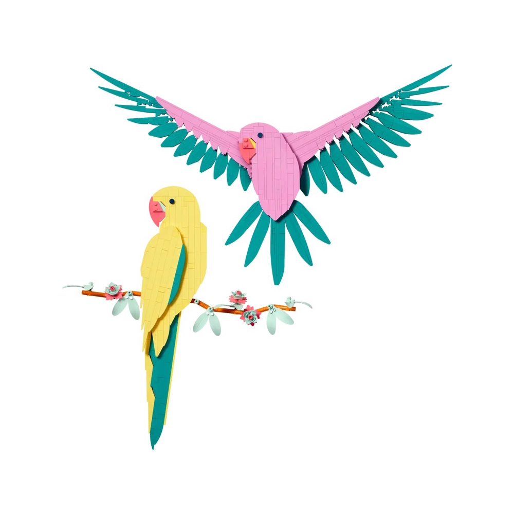 ასაწყობი კონსტრუქცია Lego 31211, THE FAUNA COLLECTION – MACAW PARROTS