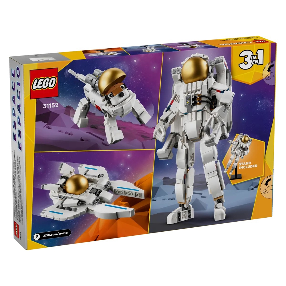 Prefabricated Construction Lego 31152, Cosmonaut