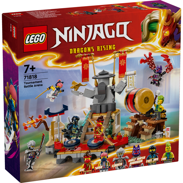 Prefabricated Construction Lego 71818, Ninjago Tournament Battle Arena