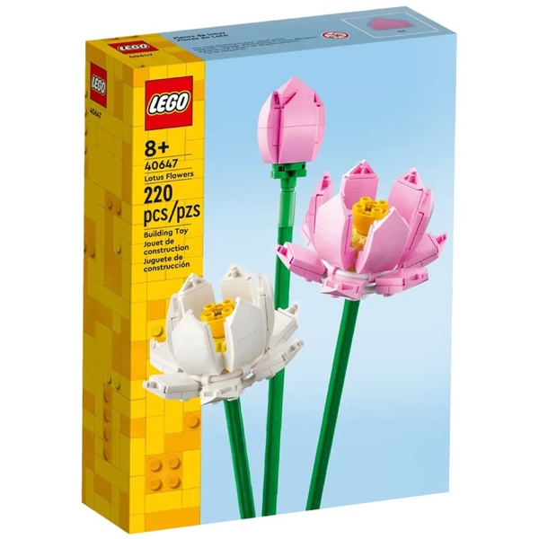 ასაწყობი კონსტრუქცია Lego 40647, Lotus Flowers